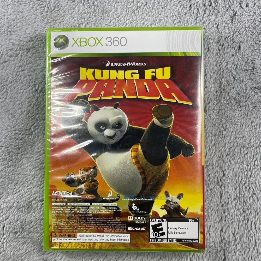 LEGO Indiana Jones and Kung Fu Panda Dual Pack Microsoft Xbox 360 SEALED! New!